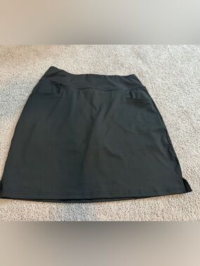 Black Women's Stretch Skort